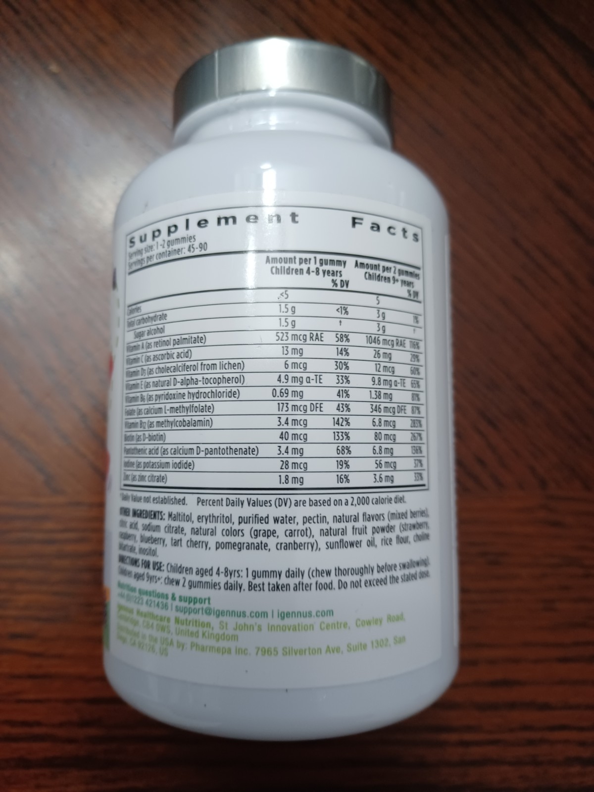 Be Kind Kids Multivitamin Gummy, MTHFR Supplement with B-Vitamins & Vitamin D