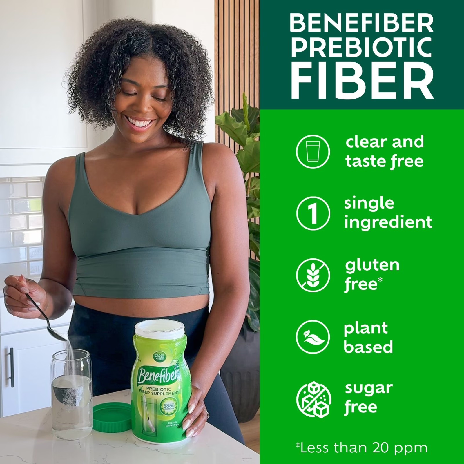 Benefiber Prebiotic Fiber Powder Unflavored 8.7 Oz 124 Servings Daily Digestive