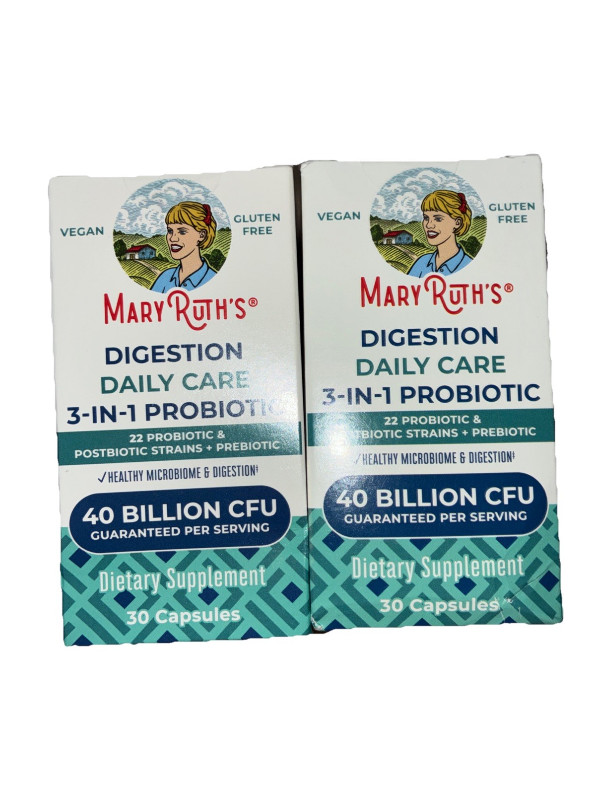 FOR 2 Mary Ruth’s Women’s Daily Care 3-in-1 Probiotic 30 Capsules Each EXP2027+