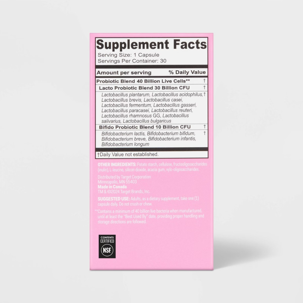Womens Optimal Health Probiotic for Vaginal, – 30ct