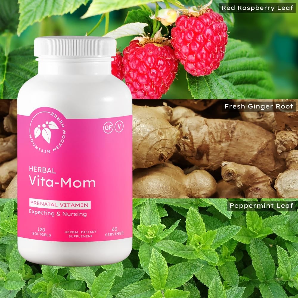 Mountain Meadow Herbs Mountain Meadow Herbal Vita-Mom Prenatal Vitamins Herbal