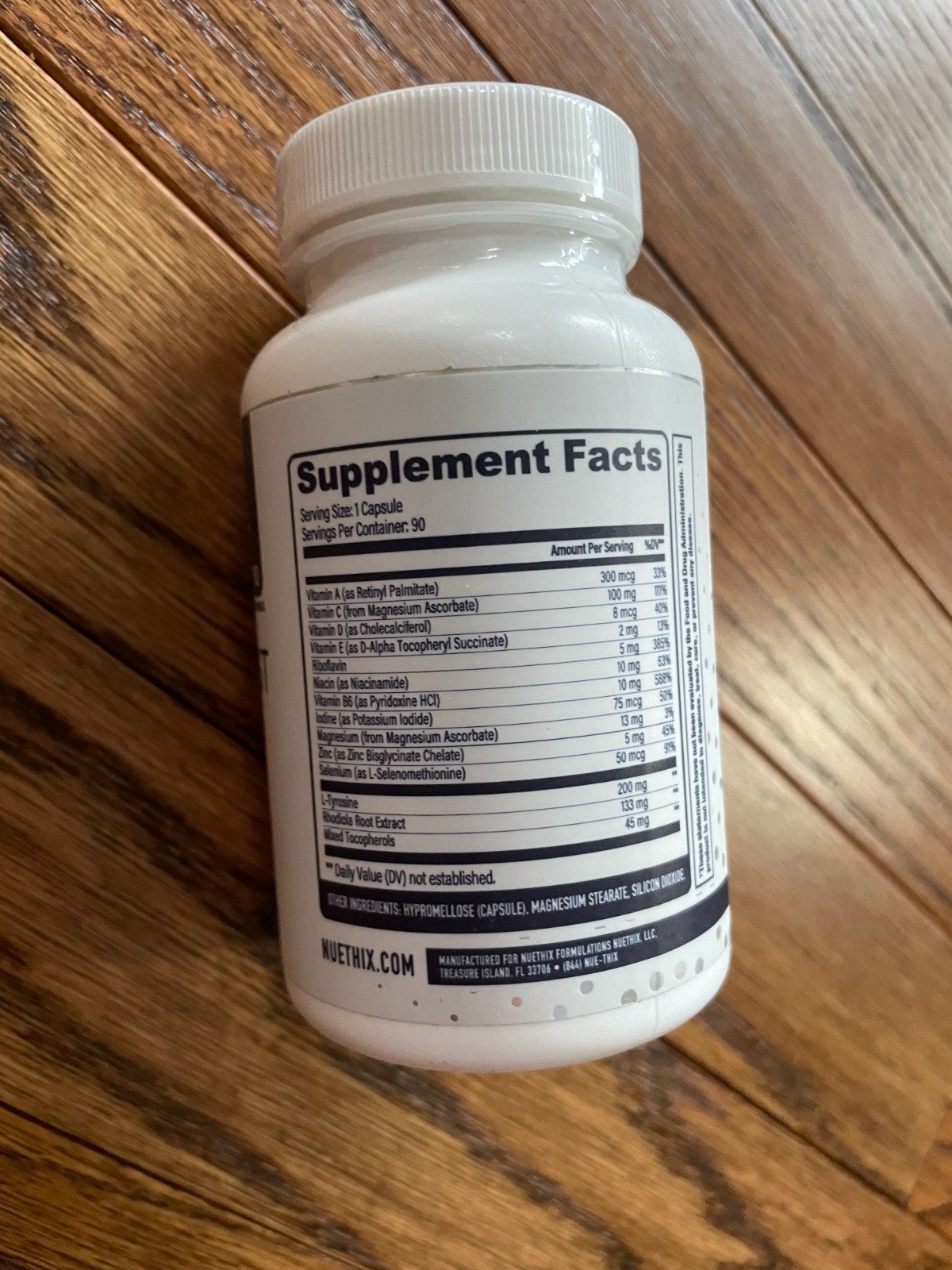 NuEthix Thyro-Boost Essentials Non-Glandular Support (90 servings)
