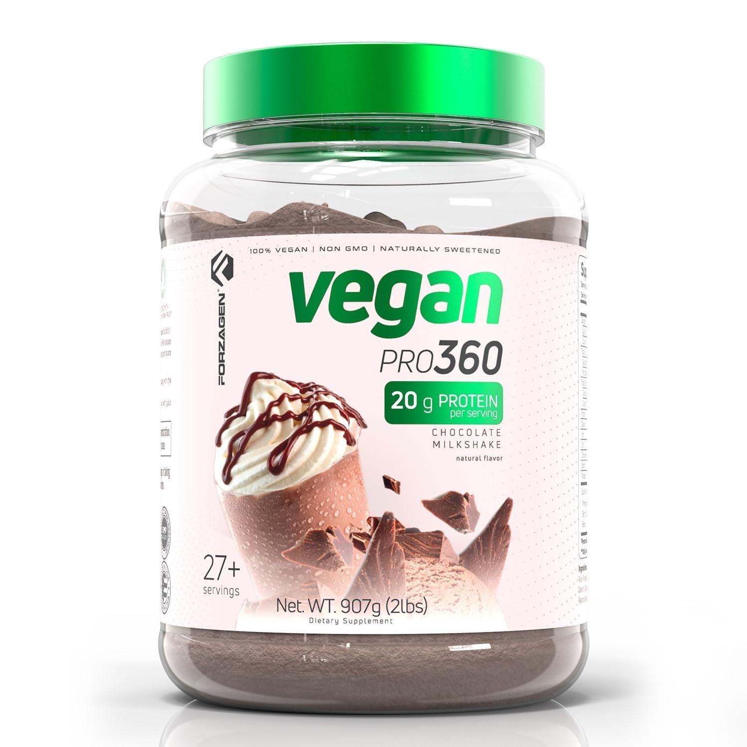 Forzagen Vegan Protein 360 2 Lbs 27 Servings, Plant 1.98 Pound (Pack of 1)