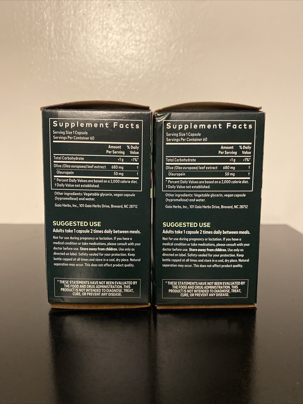 Gaia Herbs~ Olive Leaf~ Immune Defense~ 120 Liquid Phyto Capsules