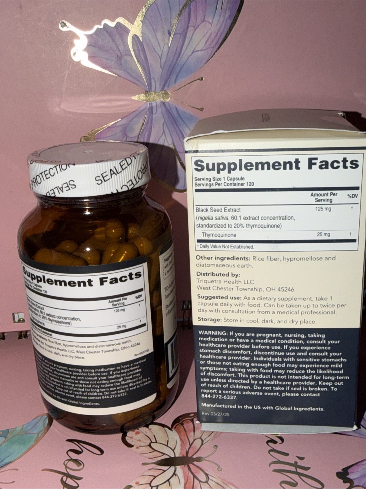 20% Thymoquinone Black Seed Oil Extract Caps.120 – TQ-Advanced 4X®: Potent Th..