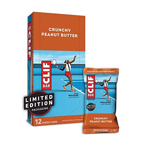 CLIF BAR Energy Bars Crunchy Peanut Butter (2.4 Ounce Protein Bars, 12 Count)