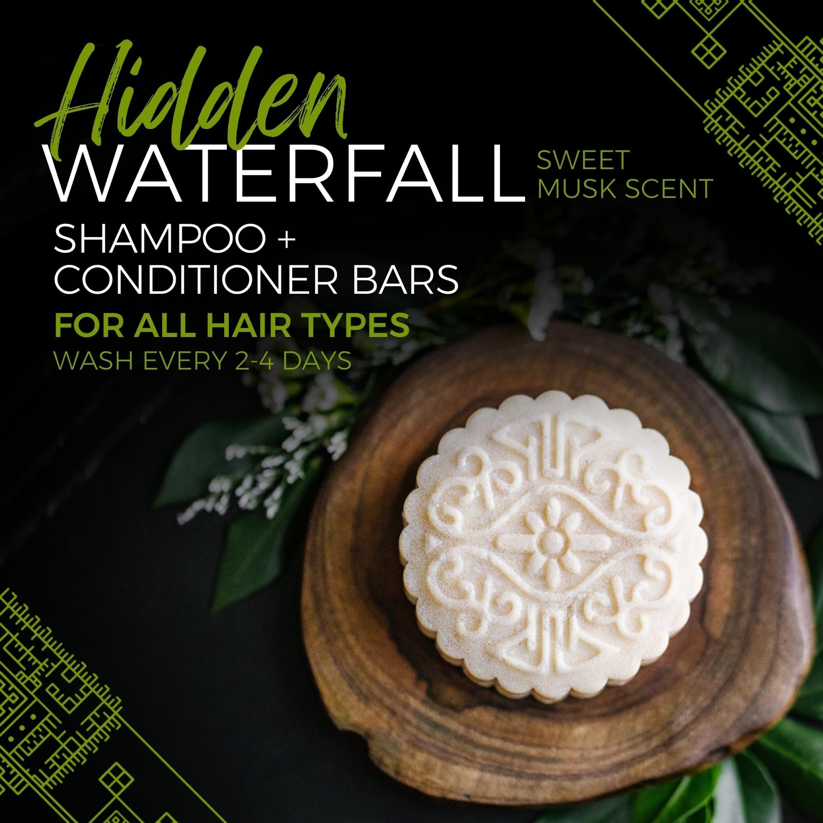 Viori Hidden Waterfall Shampoo Bar – Made with Rice Water for Hair Growth – H…