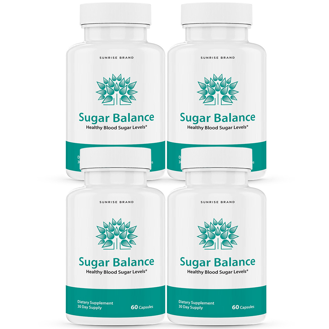 Sugar Balance Capsules, Blood Sugar Balance Blood Sugar Support 4 Packs