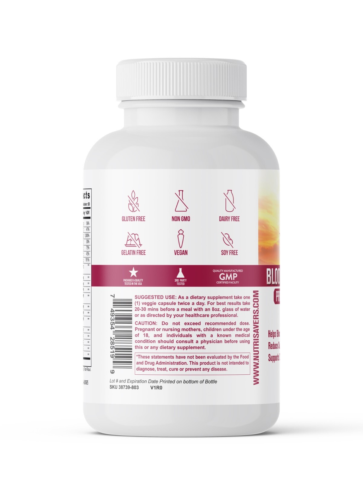 Metabolic Sugar Support Supplement Healthy Glucose & Weight Management 60 Caps