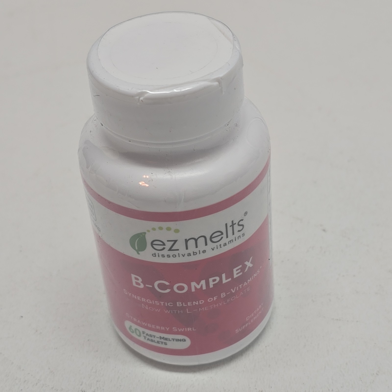 EZ Melts Dissolvable B-Complex Vitamin B Complex 60 Count (Pack of 1) Exp 5/26