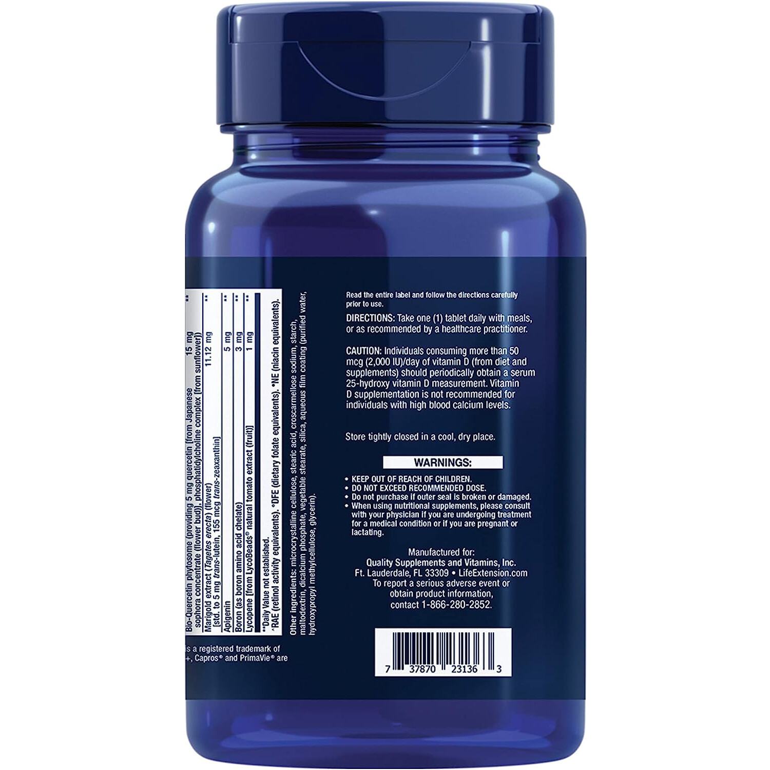 Life Extension One-Per-Day Multivitamin, 60 Tablets