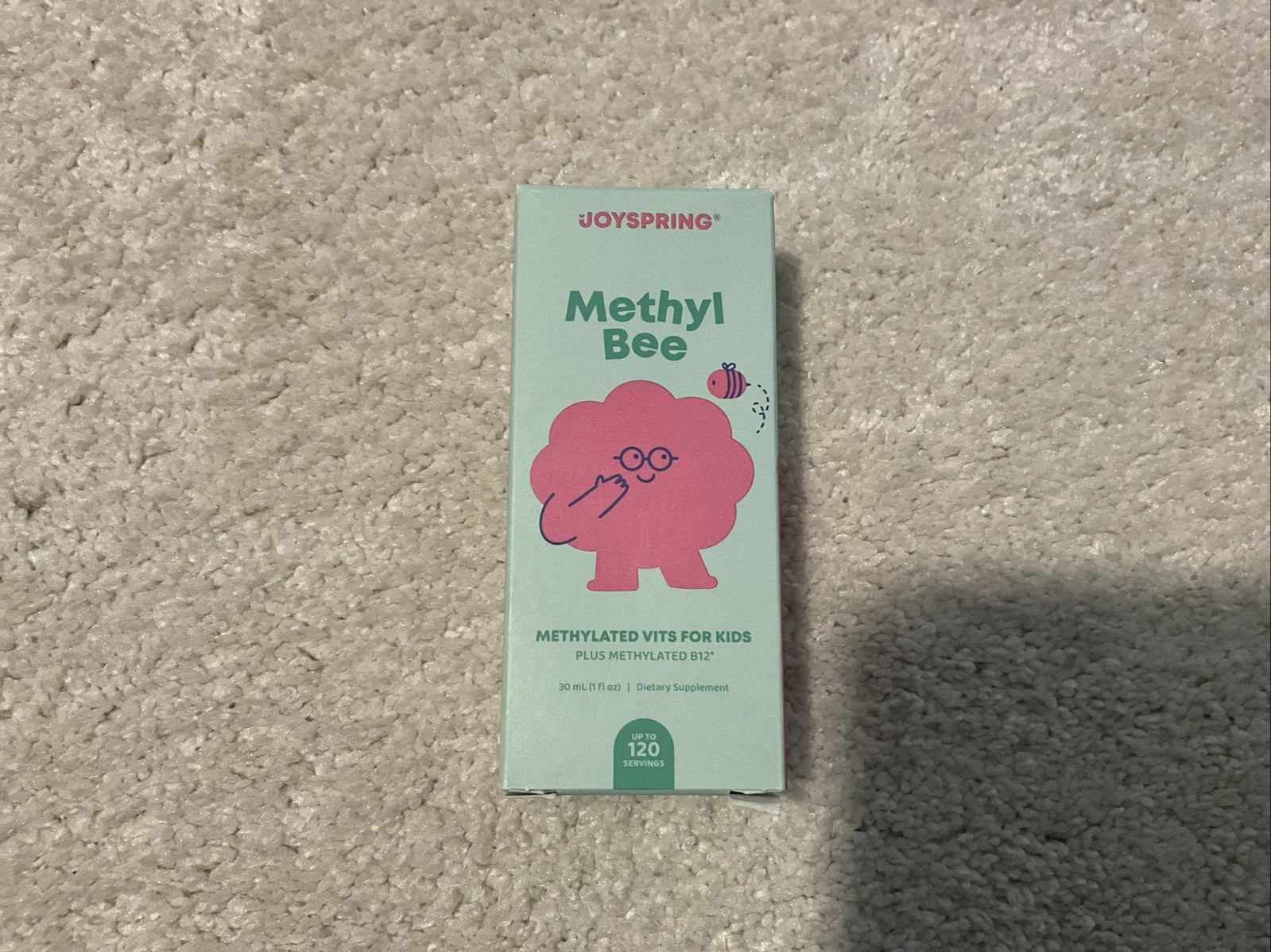 Joyspring Methyl Bee, Methylated Vits for Kids + Methylated B12, 30mL/1 fl.oz