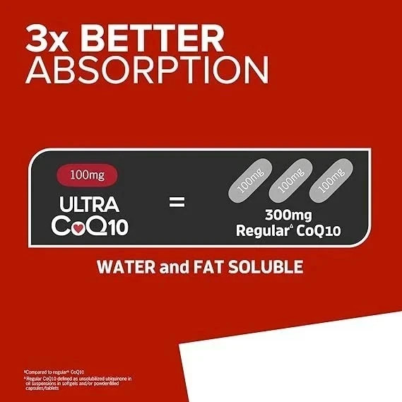 Qunol Ultra CoQ10 – 100 mg – 150 Softgels / NEW & SEALED