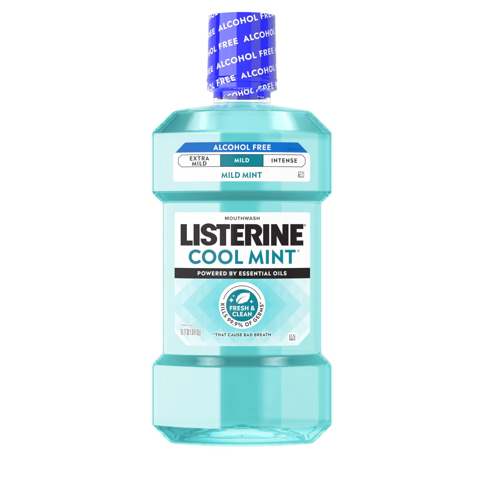 Listerine Cool Mint Alcohol-Free Mild 33.8 Fl Oz (Pack of 1),