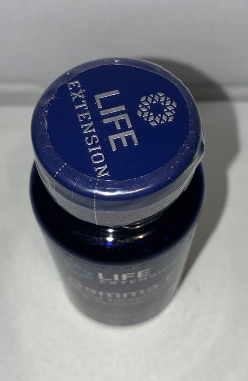 Life Extension Gamma E Mixed Tocopherols & Tocotrienols 60 sofgels/ Sealed