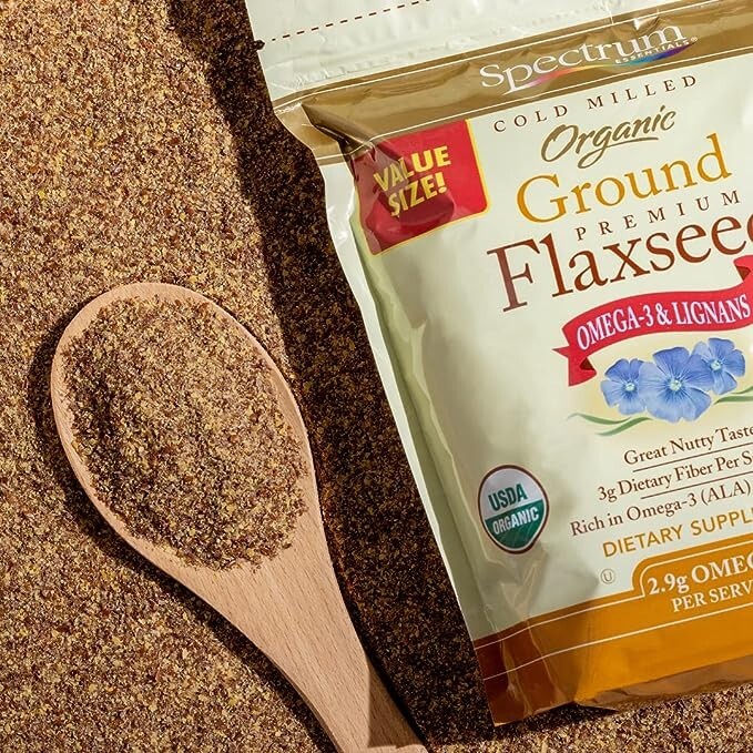 Spectrum Essentials Organic Ground Premium Flaxseed 24 Oz