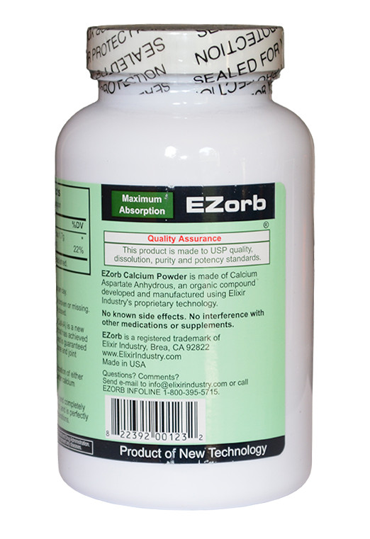 EZorb Calcium (3 Powder) Absorbs 92%, Bone Spurs Osteoporosis Arthritis Save 7%