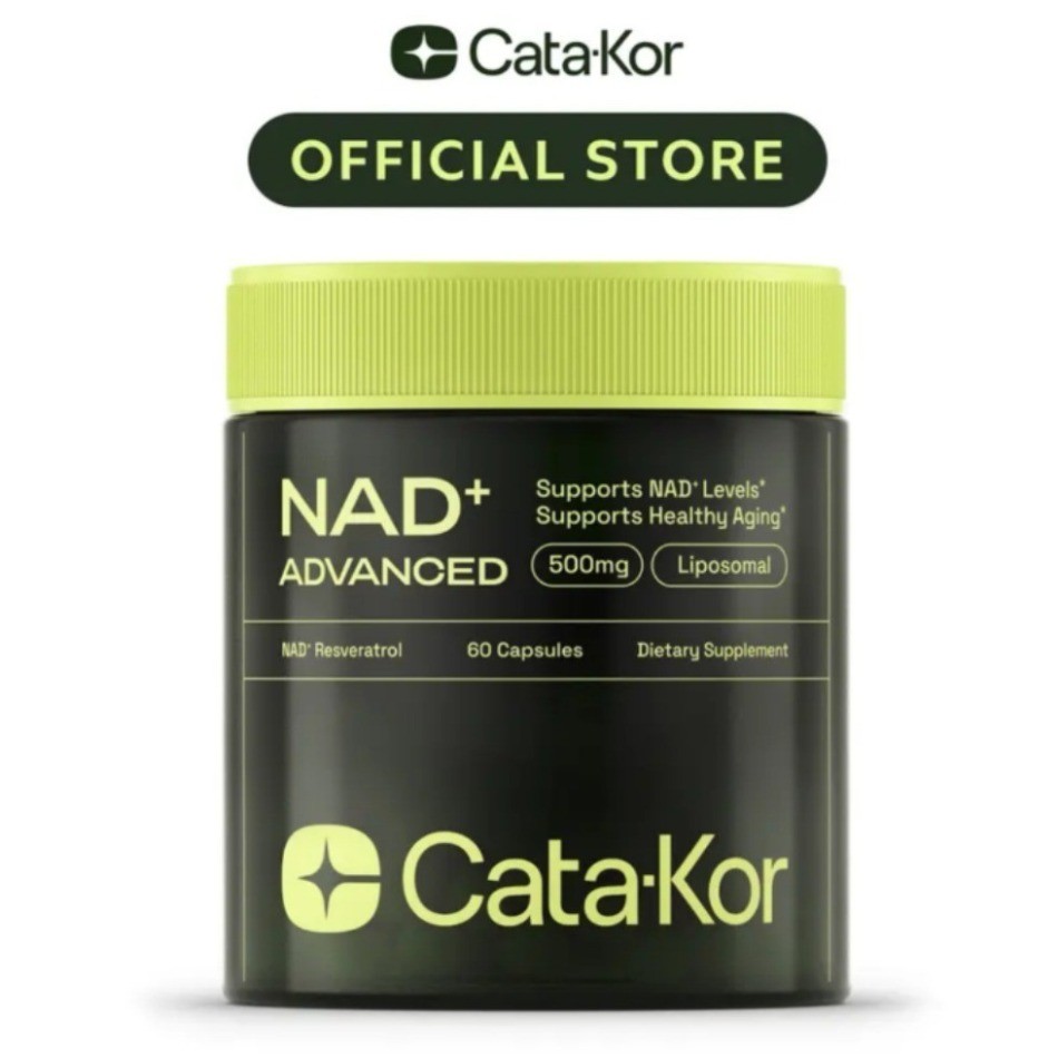 1 – 3 Pack Cata-Kor Liposomal NAD+ Advanced 500mg Healthy Aging 60 Caps