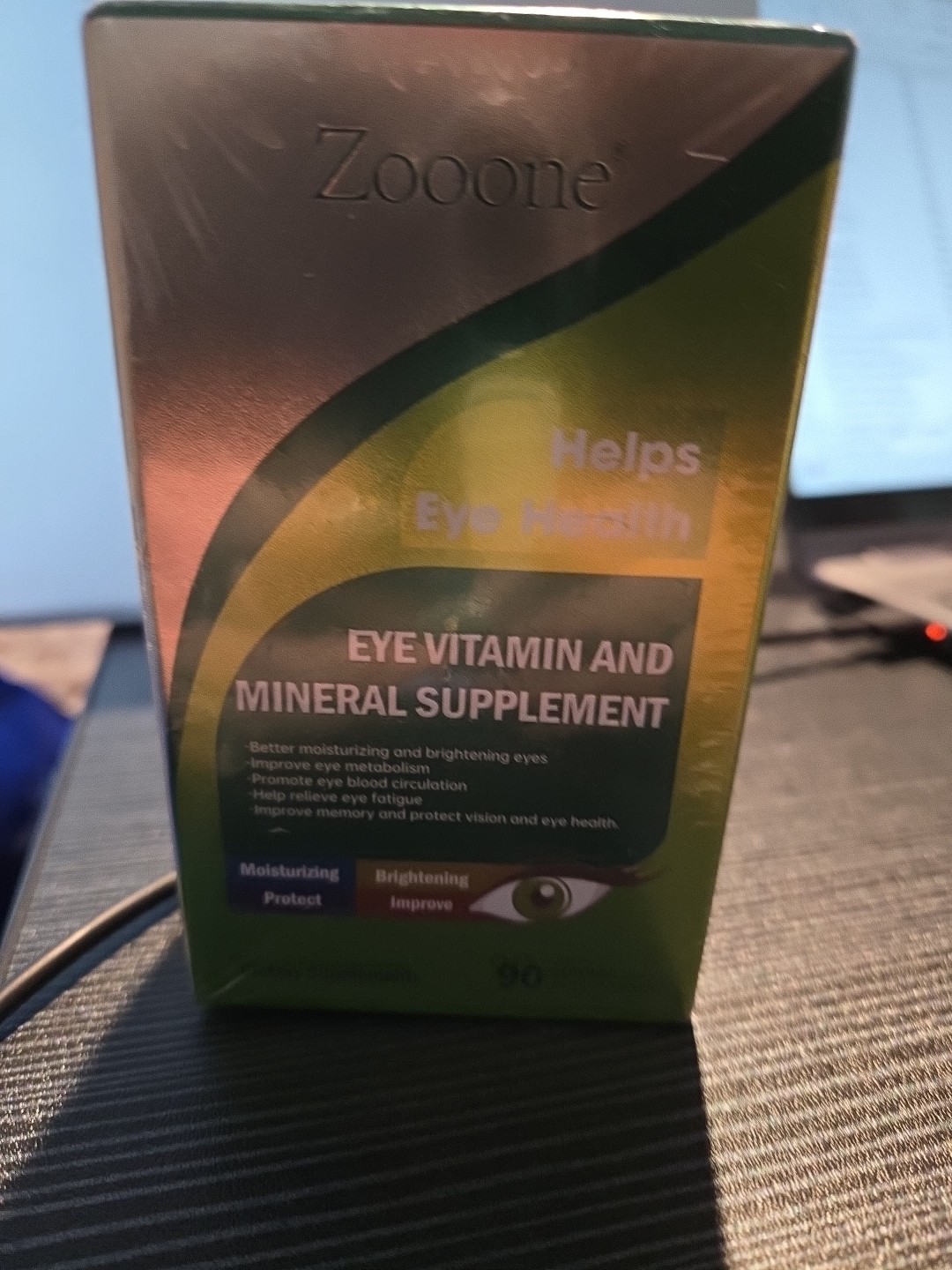 1PC Zooone- Lutein Eye Vitamins Zeaxanthin to Support Eye Health, 90 Tablets
