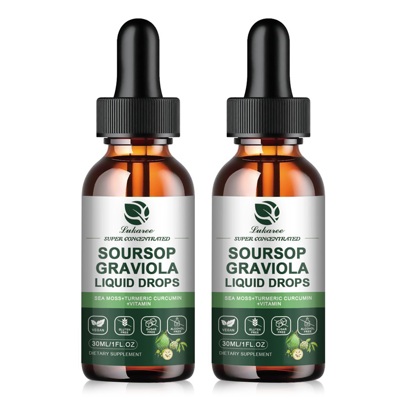 3X Soursop Graviola Liquid Drop for Cell Support & Regeneration, Immune Boost