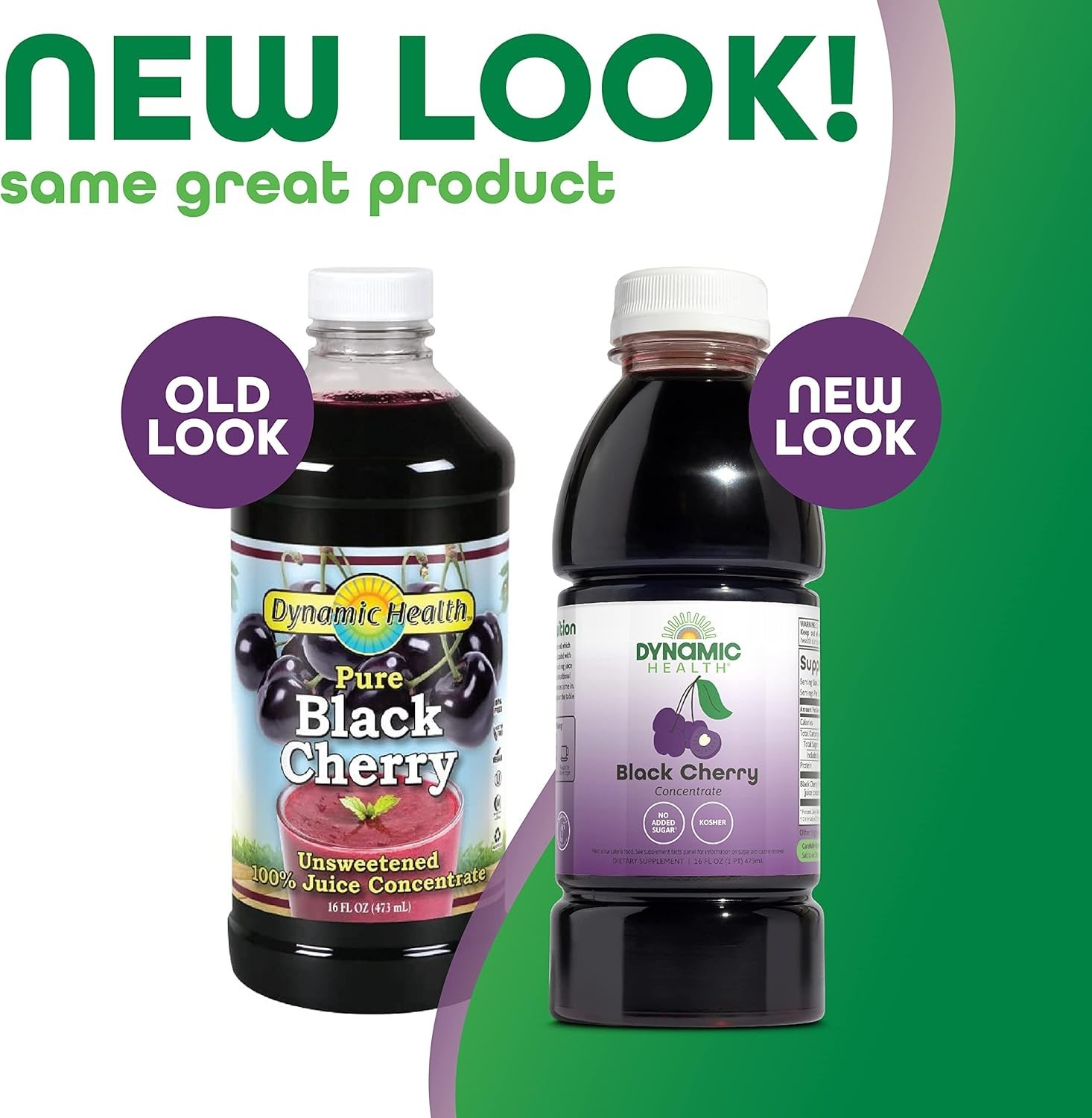 Dynamic Health Black Cherry Concentrate 16 fl. oz Each (Pack of 3)