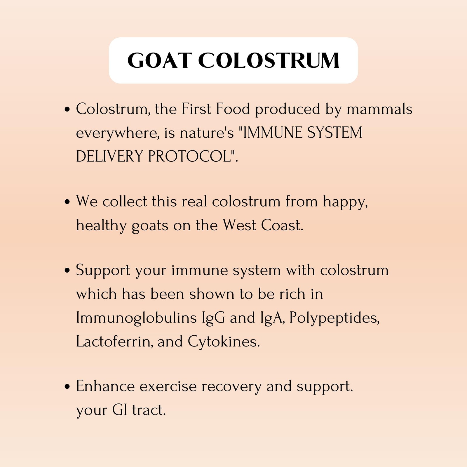Mt. Capra Goat Colostrum | for Healthy Immune System, Gut, and Athletic Perfo…