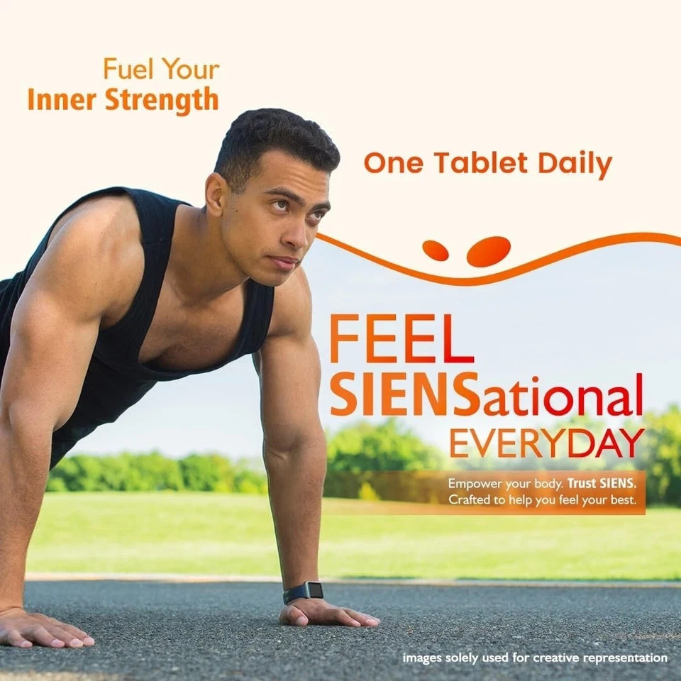Siens By Dabur Multivitamin Men Tablets 30 Count Fast Shipping