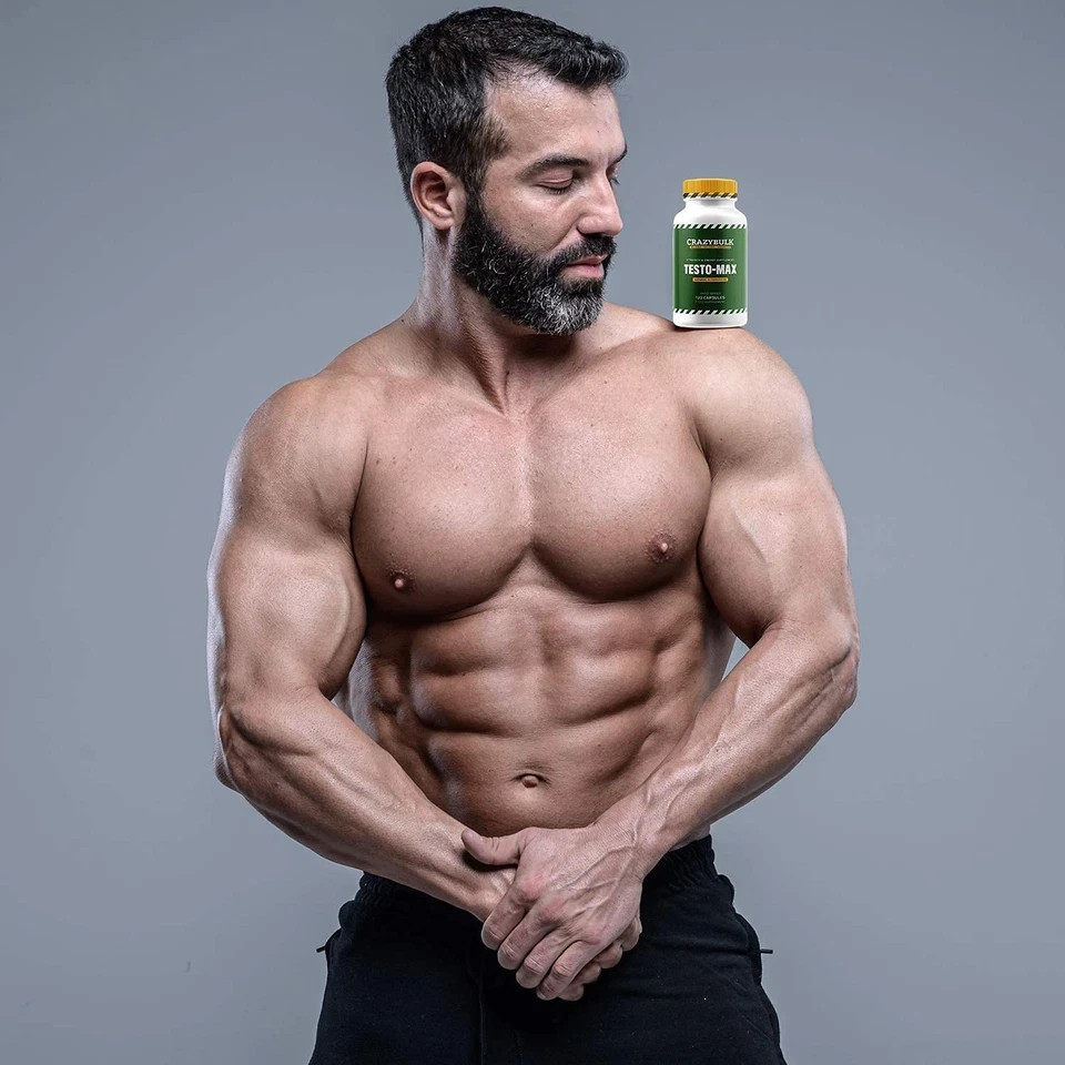 5 Pack CrazyBulk TESTO-MAX 60 Caps Workout Strength & Performance Support FS