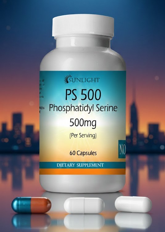 Phosphatidylserine Capsules 500mg Serving PS500 – Super Potency