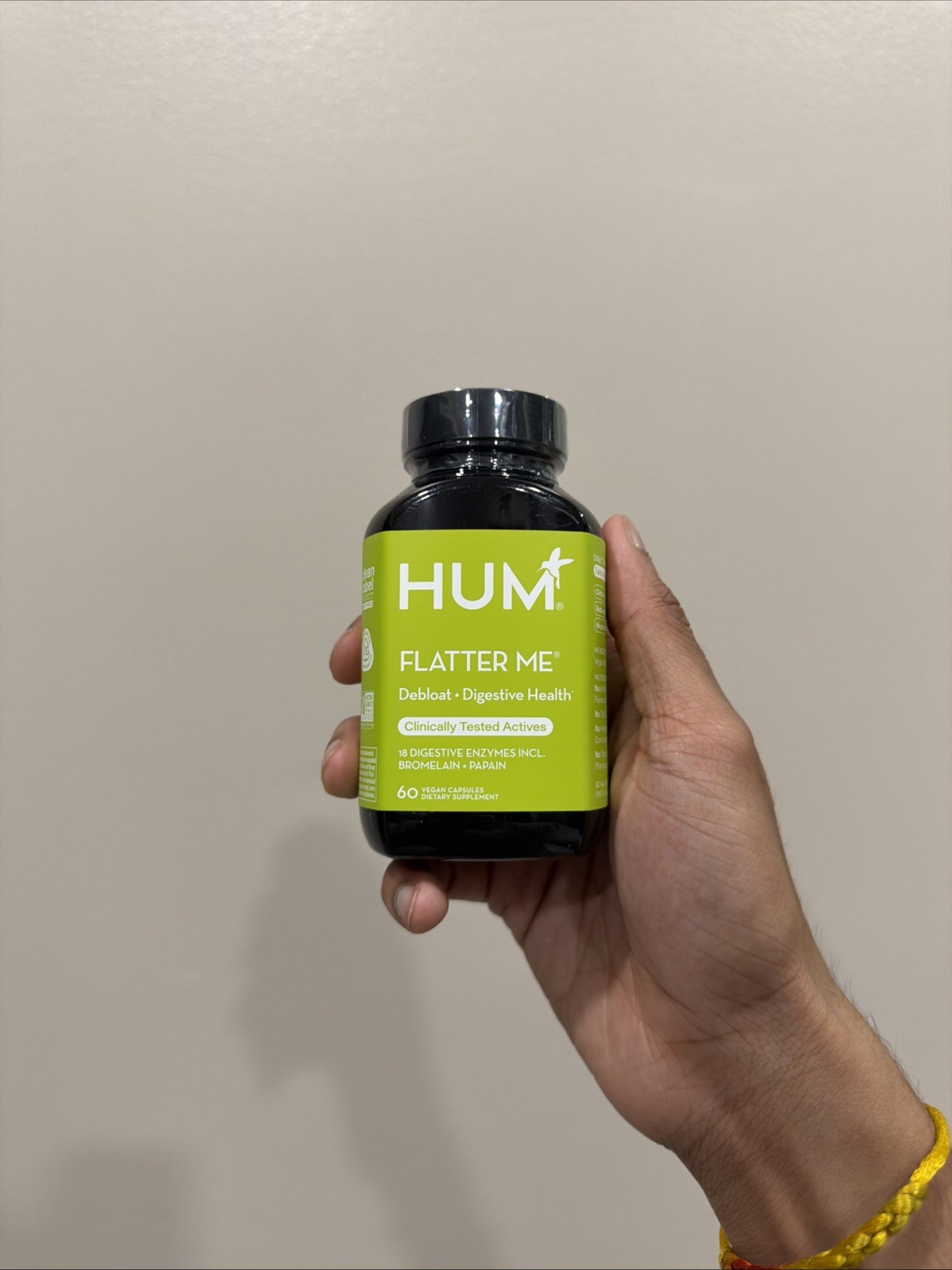 HUM Flatter Me Digestive Enzymes Bloating Supplement – Fast-Acting Bloat Reli…