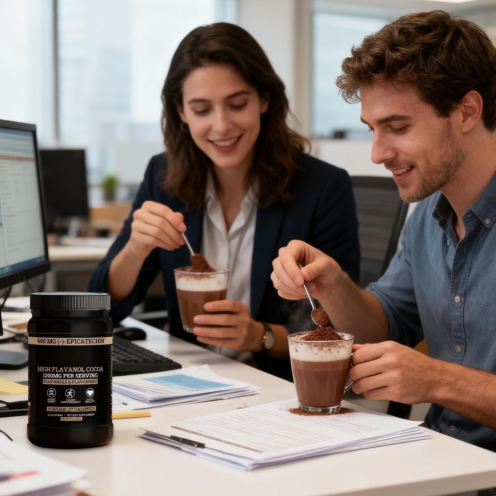 Black Forest elevated Flavanol Cocoa Powder And Flavonoids Supplements 1200mg