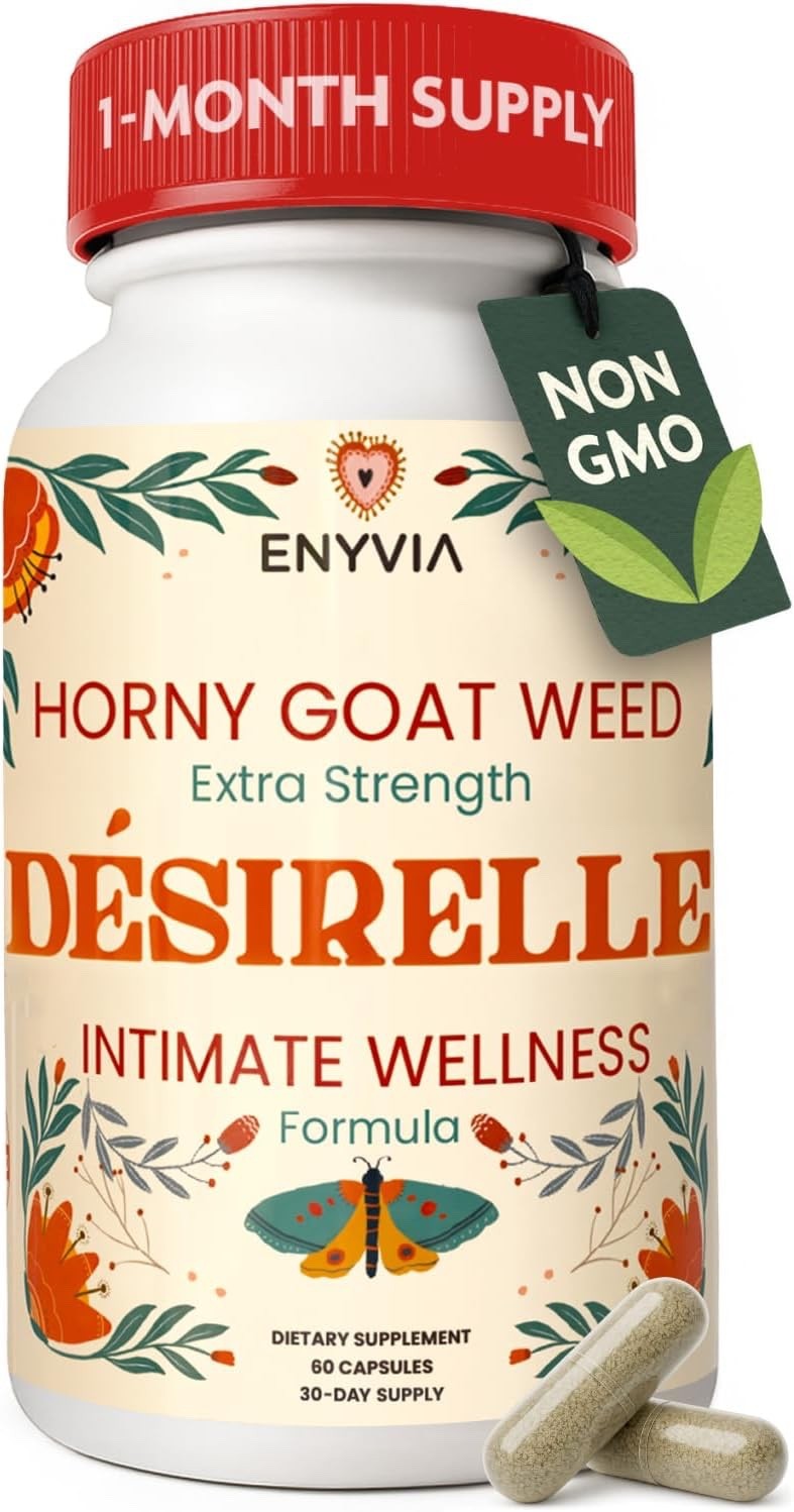 New & Sealed Enyvia Horny Goat Weed Extra Strength Intimate Wellness Supplement