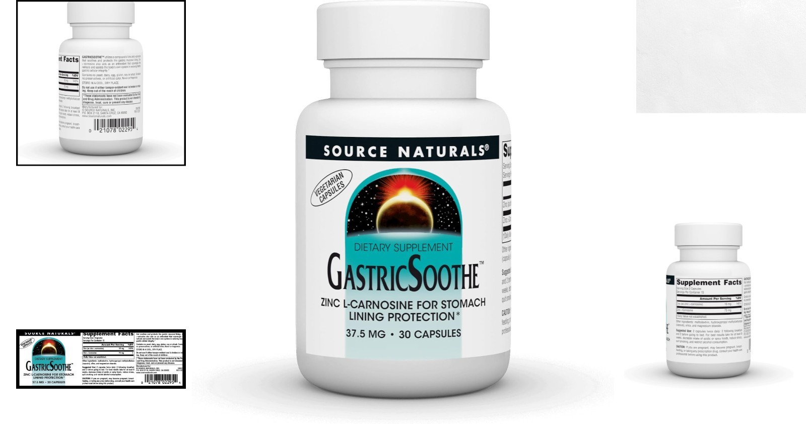 Zinc L-Carnosine Supplement – 30 Veggie Caps for Gastric Health