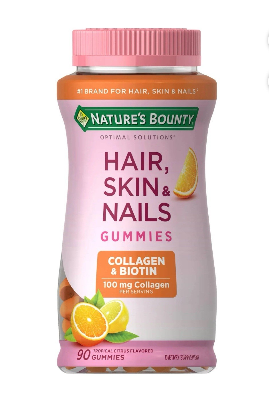 Nature’s Bounty Hair Skin and Nails Vitamin with Collagen and Biotin, Women’s