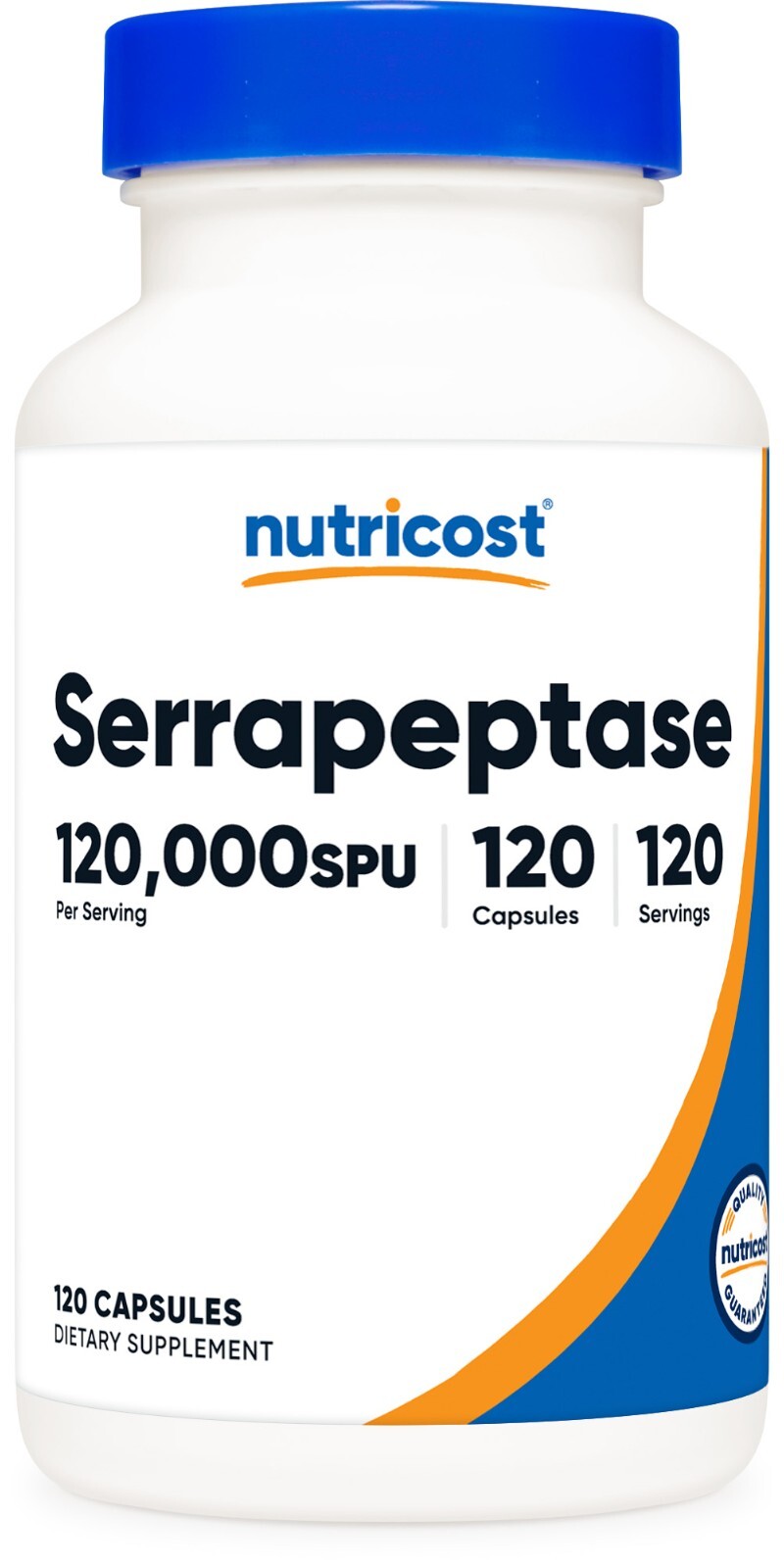 Nutricost Serrapeptase 120,000 SPU, 120 Capsules