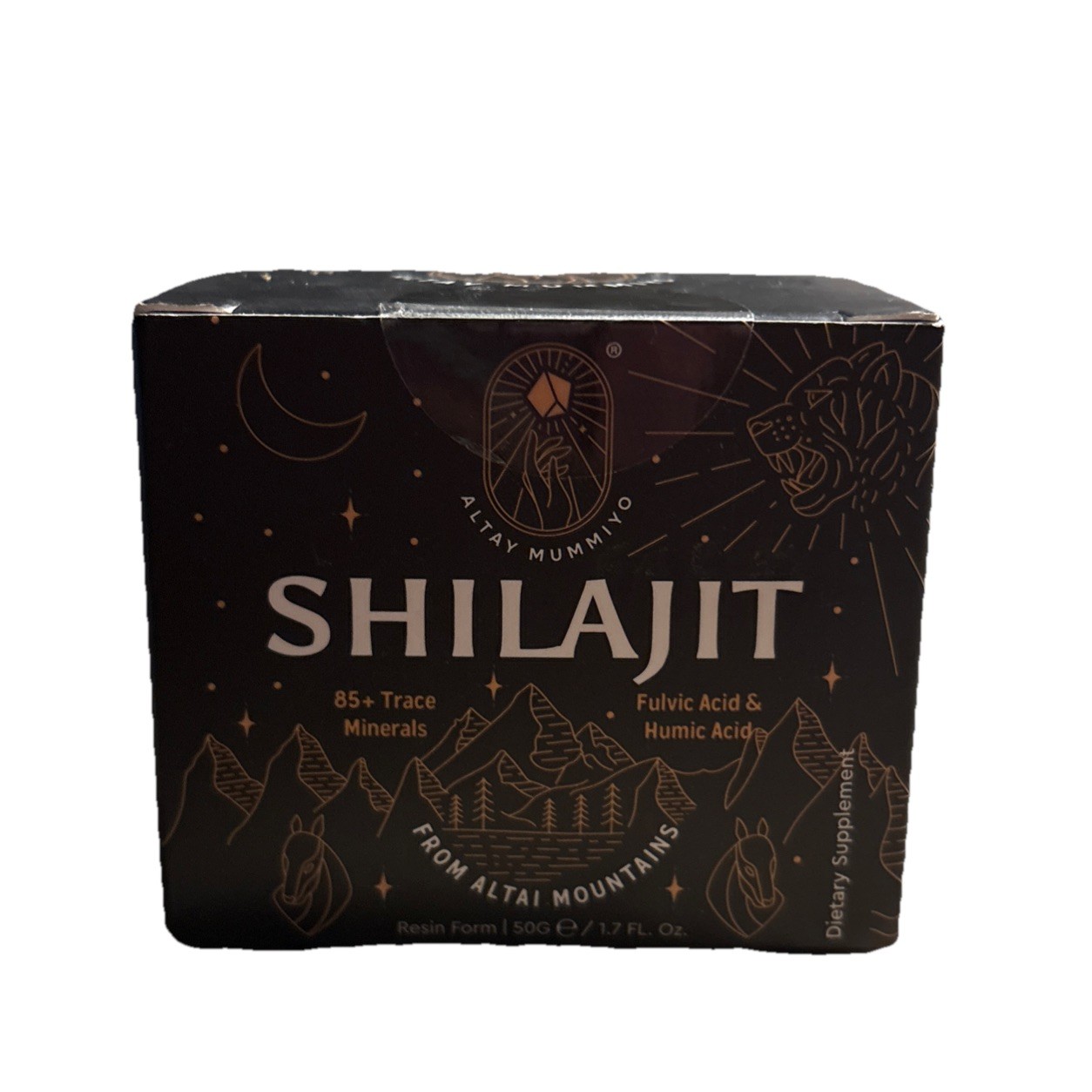 2 Shilajit Resin With Fulvic & Humic Acid 85+ Trace Minerals 1.7 Oz