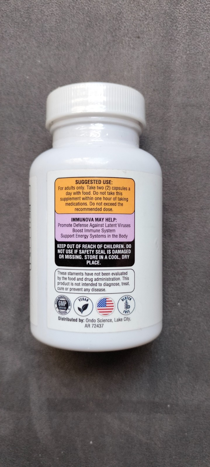 Ondo Science – Immunova -Immune System Support Latent Virus Supplement Exp.5.27