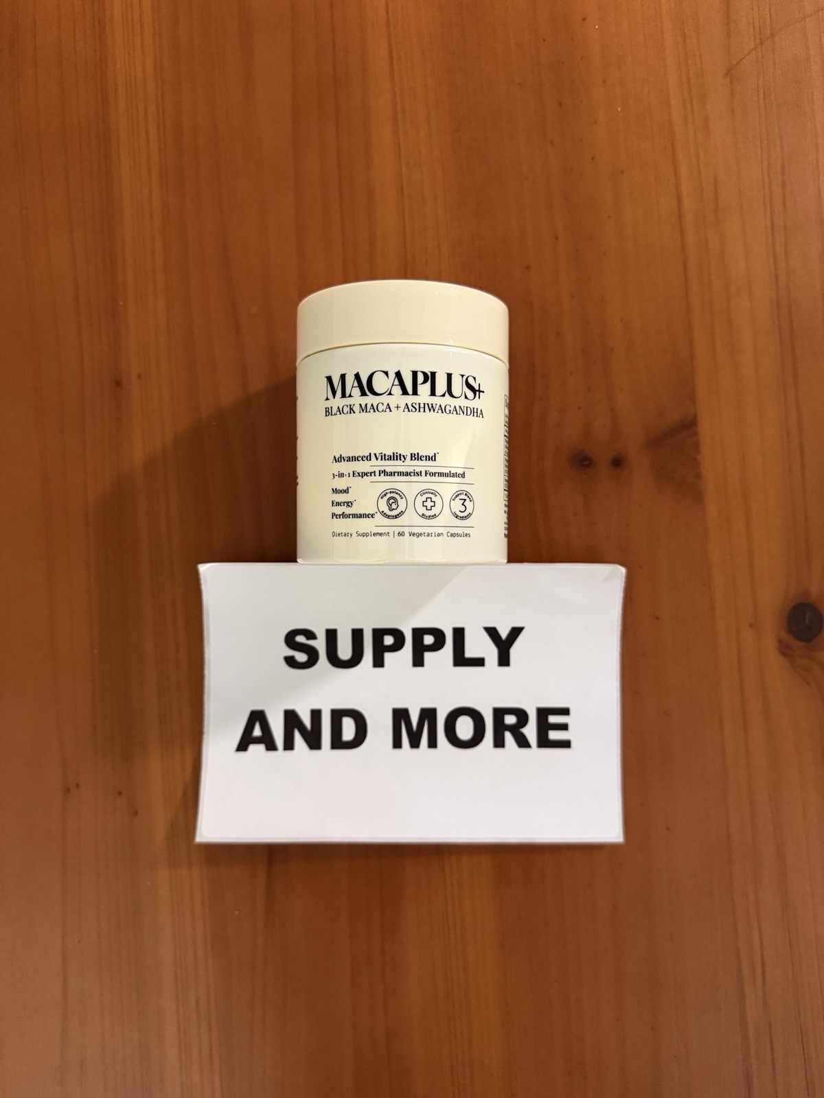 MACAPLUS+ Black Maca Root + Ashwagandha + Fenugreek