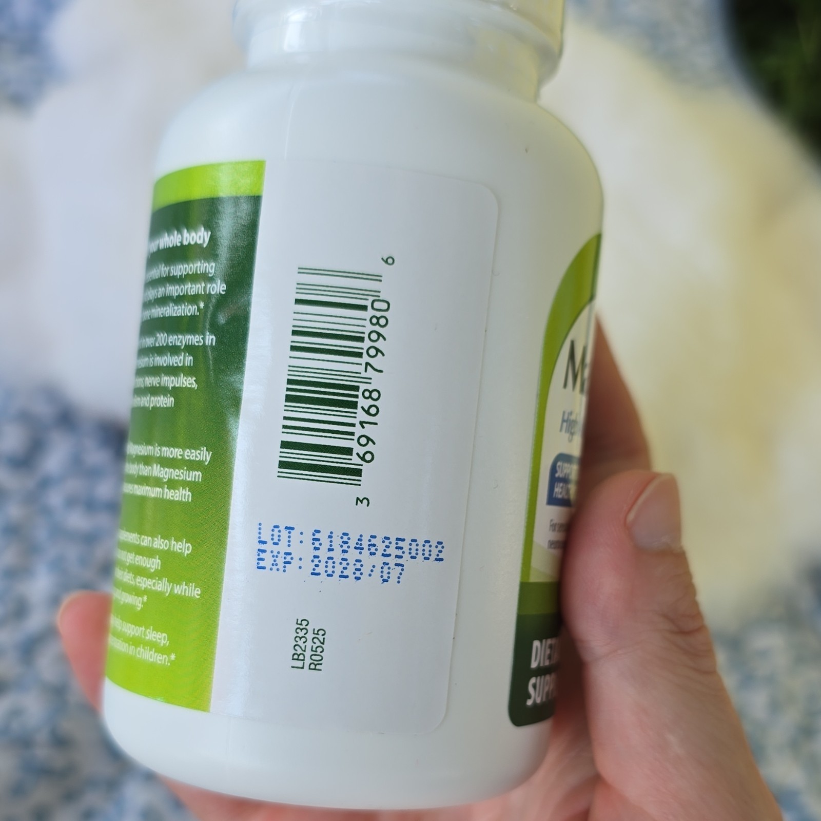 HealthA2Z Magnesium Glycinate Chelate 240mg High Absorption Capsules 180