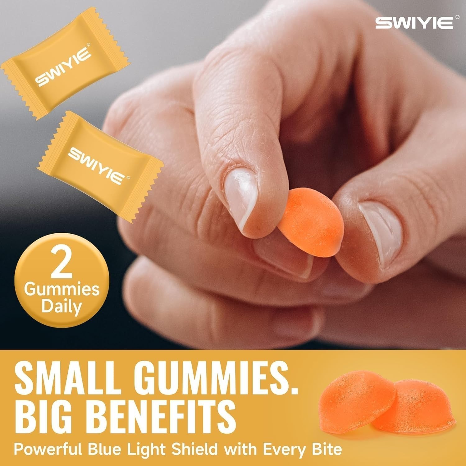 2 PACKS-LUXRY SWIYIE Lutein Gummies – Eye Health Support with Lutein&Zeaxanthin
