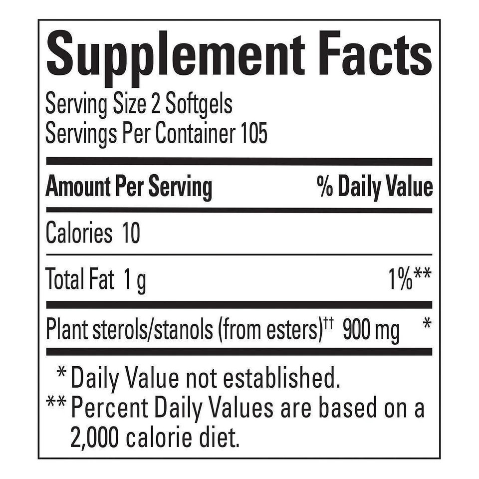 Nature Made CholestOff Plus 900 mg 210 Liquid Softgels
