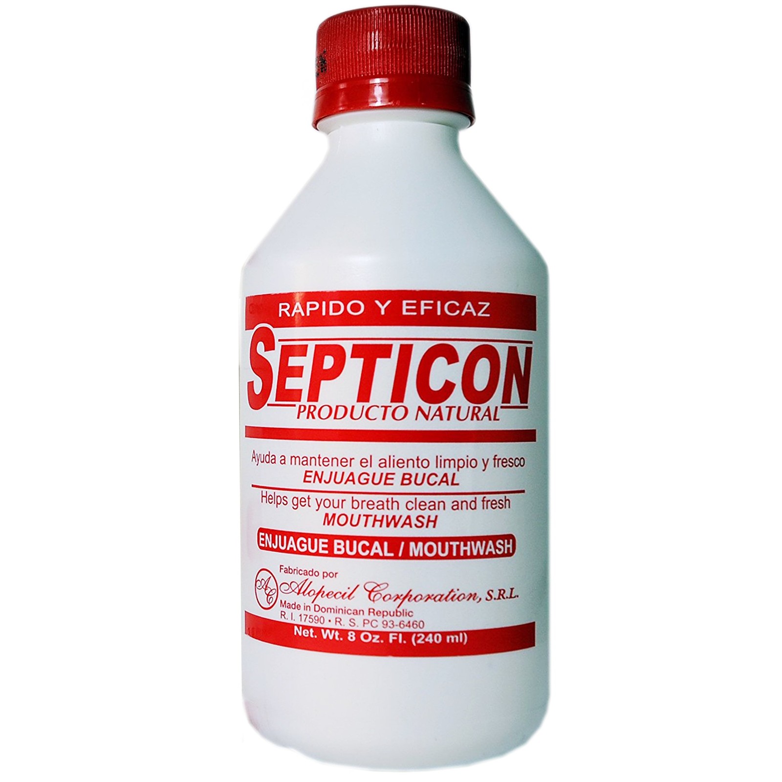 Septicon Mouthwash breath and fresh cleaning Enjuague 8 Fl Oz (Pack of 1)