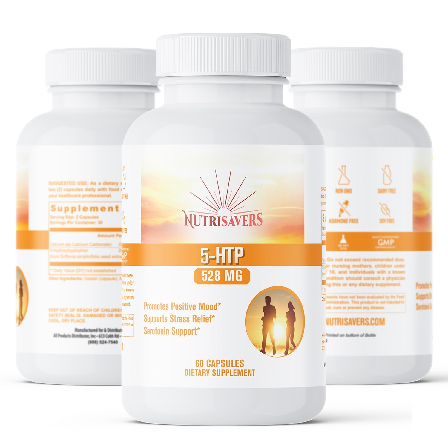 5-HTP Supplement, Serotonin for Sleep and Stress, Supports Weight Loss – 180 Cap