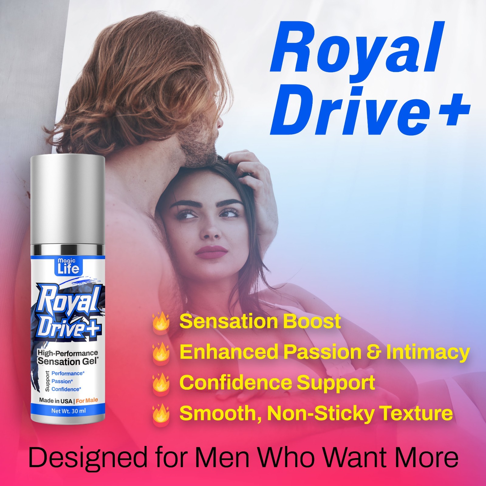 Stimulating Arousal Gel for Men, Male Sensation, Enhancer Tingling Pleasure