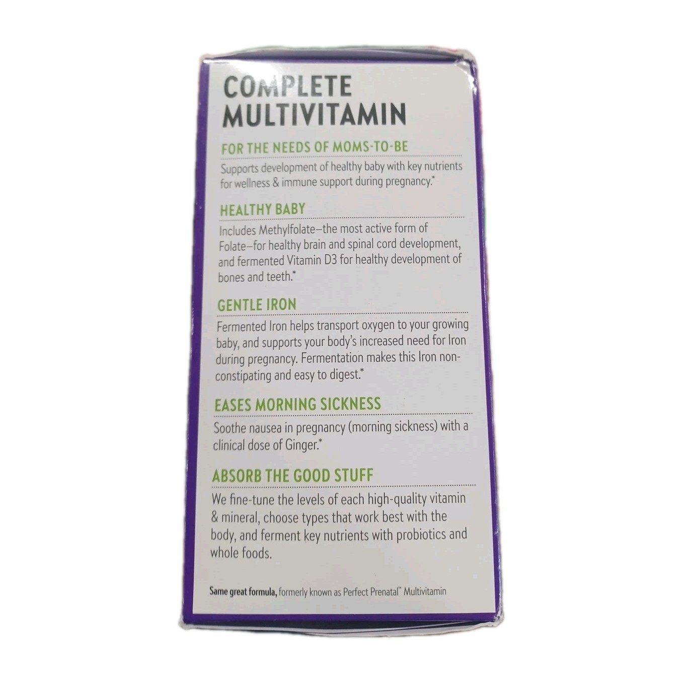 New Chapter Perfect Prenatal Multi-Vitamin Tablets – BIG BOTTLE 270 Count 06/26