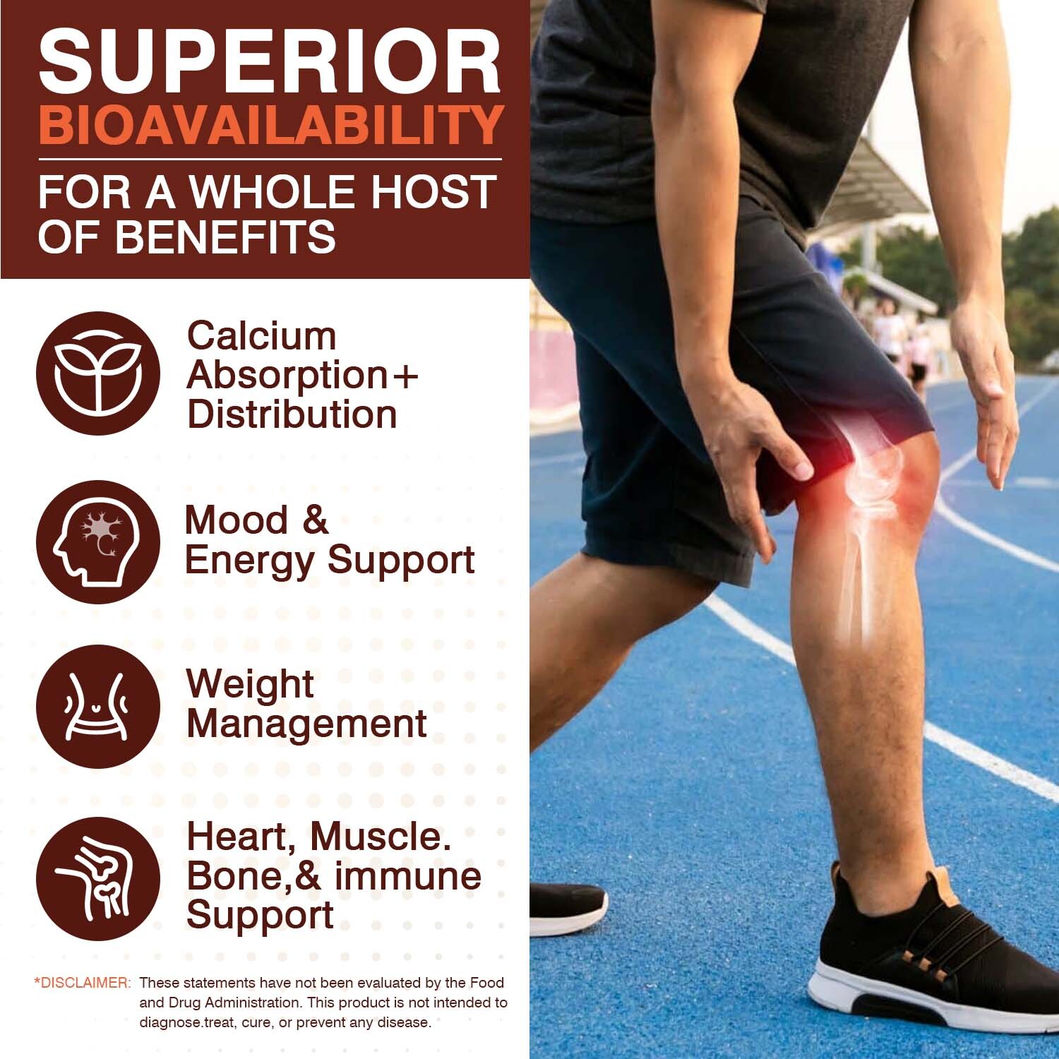 Vitamin D3 + K2 – Supports Calcium Absorption, Bone and Cardiovascular Health
