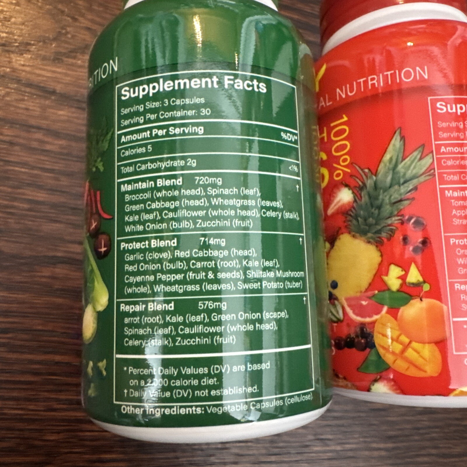 HORJOY Fruits and Veggies/Vitamins Supplements Dietary Nutritional -180 Capsules