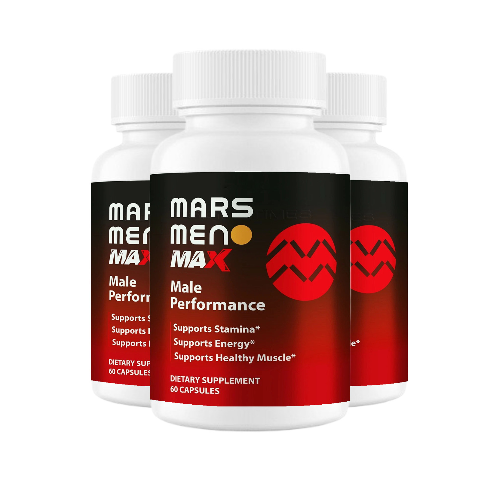 3-Pack Mars Men Max for Men – Supports Male Health & Performance – 180 Caps