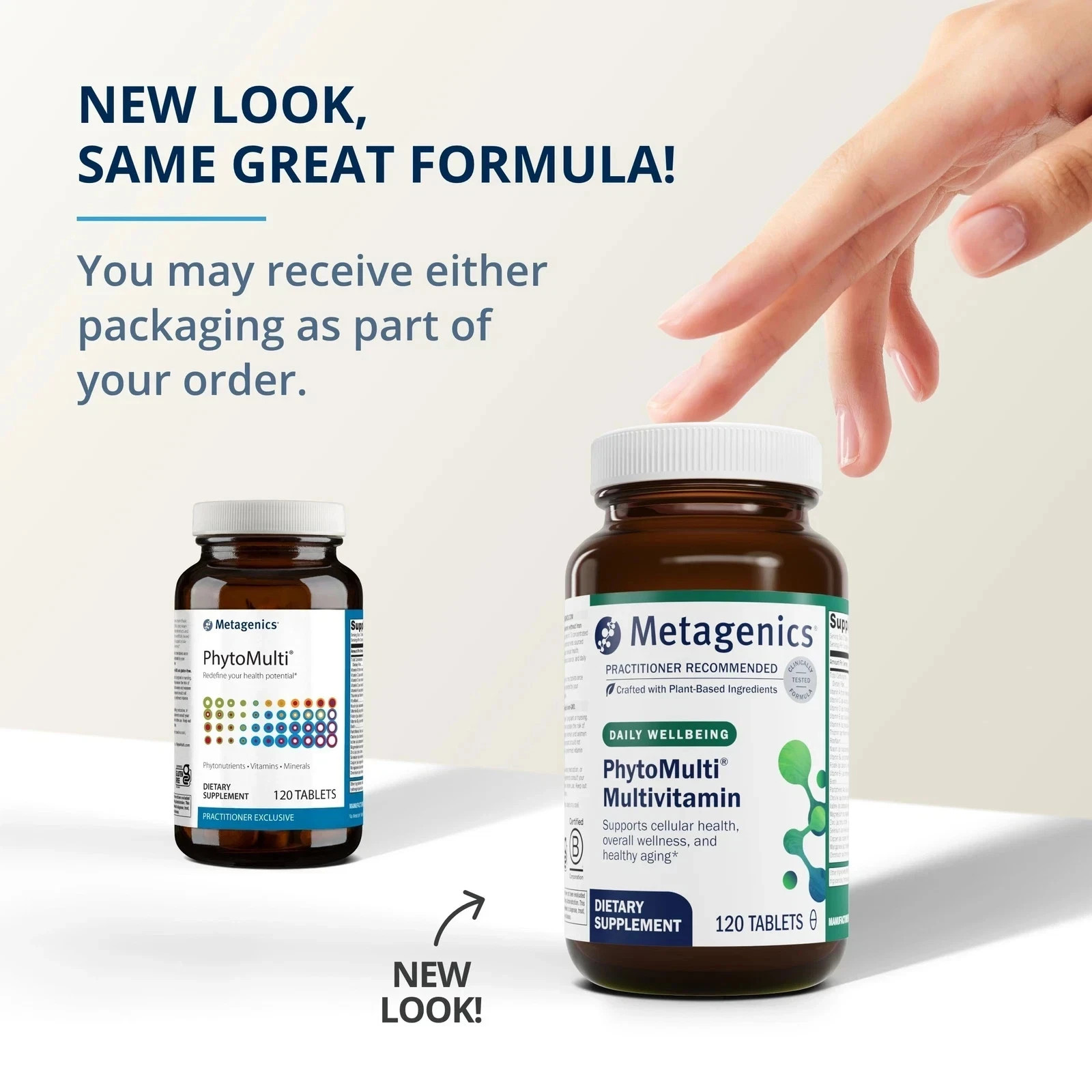 Metagenics PhytoMulti Multivitamin Without Iron 120 Tablets Daily Health