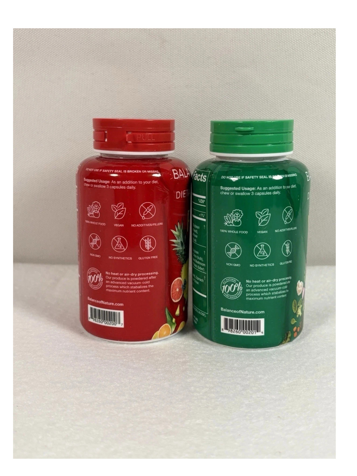Natures Fruits & Veggies Balance NA Dietary Supplement (2 Pack 90 Capsules each)